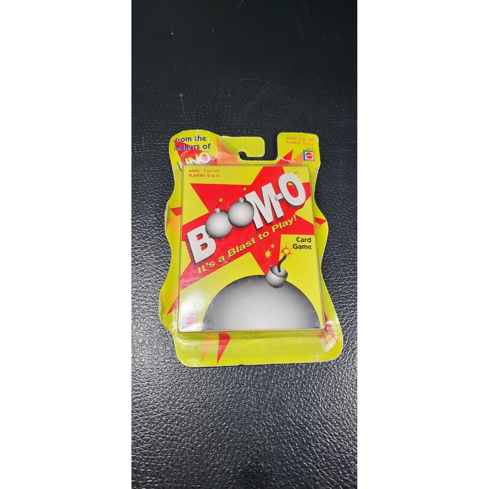 Sealed BOOM-O Card Game Mattel 2000 Vintage Mattel Games 29247 Unopened Boomo